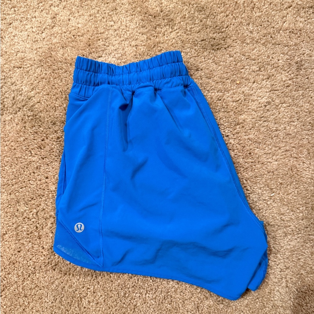 lululemon hotty hots  Athletic Shorts in Poolside blue